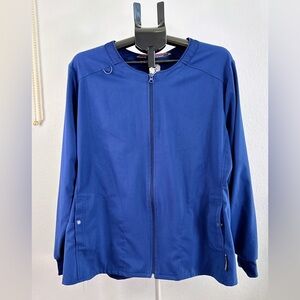 Vince Camuto Women’s 2XL Blue Zip Front Jacket Lightweight‎ Casual Work